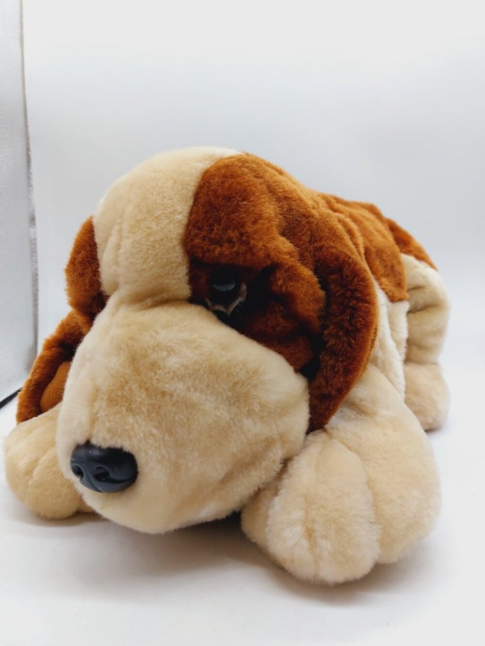 Best Made Toys Large Plush Basset Hound 22" Laying Flat Puppy Dog
